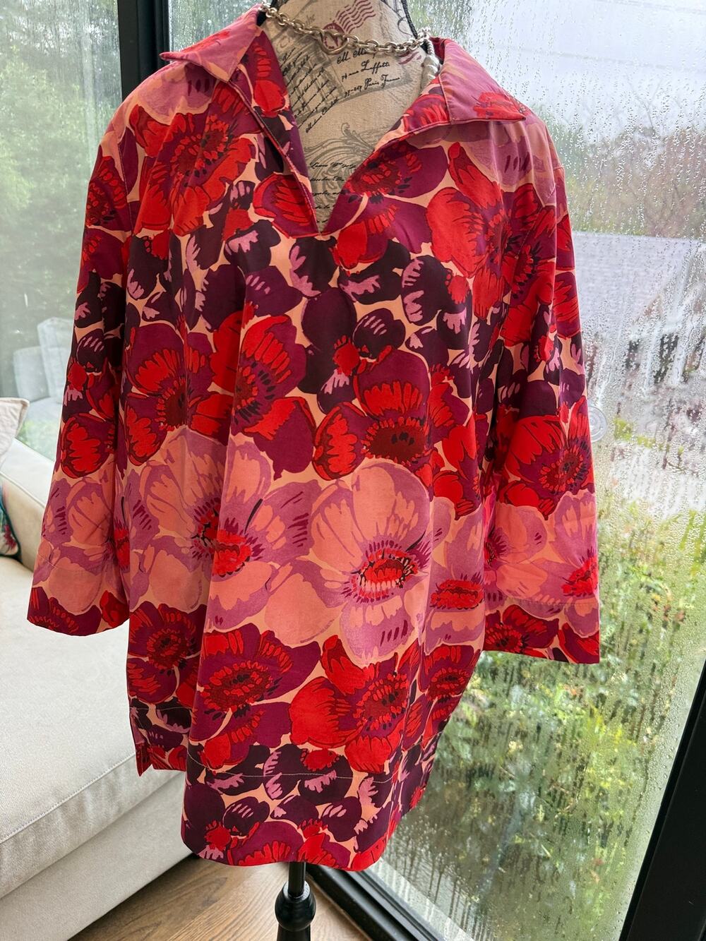 Tuckernuck Floral Tunic Top XXL EUC